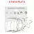 PACK Aros X6 PARES COLOR ORO PLATA en internet