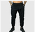 Calça Jogger Sarja Com Elastano Preto