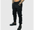 Calça Jogger Sarja Com Elastano Preto - comprar online