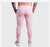 Calça Moletom Jogger Rosa Com Ziper na internet