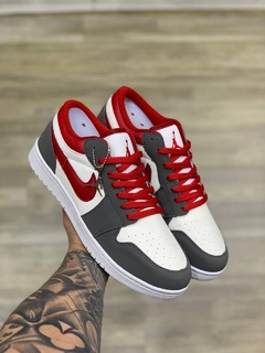 nike air Jordan vermelho/cinza - Jc imports