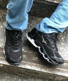 mizuno prophecy 8 black c cinza - comprar online