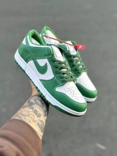 nike dunk low White Green - comprar online