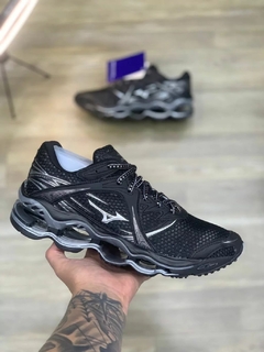 mizuno wave prophecy 1 black - comprar online