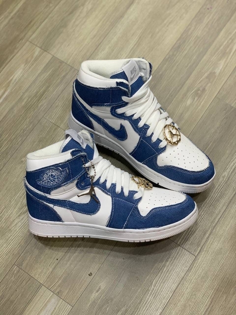 nike air jordan jeans escuro