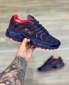 NIKE AIR MAX TN PLUS 1 - AZUL MARINHO E VERMELHO - comprar online