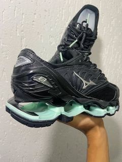 mizuno prophecy 8 preto c verde - comprar online