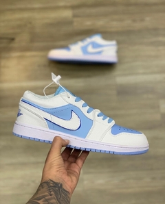 nike air jordan branco c azul bb