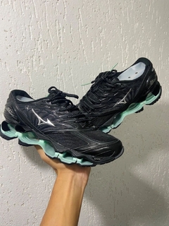 mizuno prophecy 8 preto c verde na internet