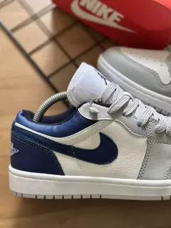NIKE AIR JORDAN CINZA/AZUL na internet