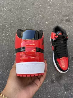 nike air Jordan verniz preto/ vermelho na internet
