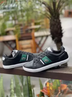 Lacoste europa original preto com verde