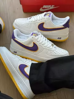 nike Air Force branco/amarelo - loja online