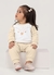 Conjunto fleece bordado bebê unissex