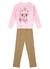 Conjunto infantil menina Animais - comprar online