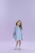 Vestido Manga Longa Com Detalhe Floral No Peito - comprar online