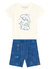Conjunto bebê menino em malha e moletinho Tuba - comprar online
