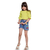 Blusa Feminina Infantil de Tricoline em Lastex na internet