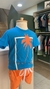 T Shirt de Malha com Silk Técnica Neon e Short Nylon - koalak.kids