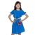 Vestido Com Recortes- Azul - comprar online