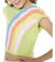 Conjunto com Cropped Rainbow e Shorts de Moletom - loja online