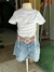 Short Godê em Jeans com Barra a Fio - koalak.kids