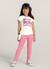 Conjunto Infantil Menina Com Blusa E Calça Legging
