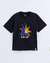 Camiseta Silk Barco Solar Preto