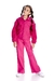 Jaqueta Em Sarja Com Pelúcia- Pink - koalak.kids