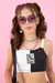 Top Bicolor Com Alças - comprar online