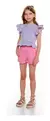 Shorts em Viscolinho Infantil