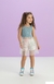 Vestido Com Top Jeans Com Saia De Tule na internet