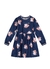 Vestido estampado infantil menina