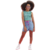 Short Jeans Com Bolso Aparente Estampado