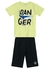 Conjunto Infantil Menino Com Camiseta E Bermuda Danger - comprar online