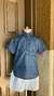 Conjunto Bata Gola Pézinho e Short de Sarja Branco - koalak.kids