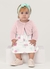 Vestido manga longa com bolero bebê
