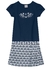 Conjunto Azul Marinho e Branco