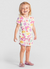 Pijama infantil menina Floral