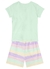 Pijama infantil menina com estampa brilha no escuro na internet