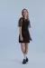 Vestido Com Manga Fluida E Decote Com Amarração - comprar online