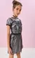 Vestido Estilo T-Shirt Dress Metalizado - comprar online