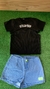 Blusa Com Regata Canelada E Estampa Local - comprar online