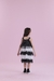 Vestido Em Camadas De Tule P&B na internet