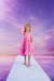 Vestido de Festa Infantil Plissado - comprar online