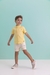Conjunto Social de Verão Amarelo