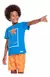 T Shirt de Malha com Silk Técnica Neon e Short Nylon - comprar online