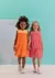 Vestido Canelado Com Tule Sobreposto - koalak.kids