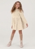 Vestido com Aplicação em Teddy