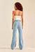 Calça Jeans Wide Leg Rasgos
